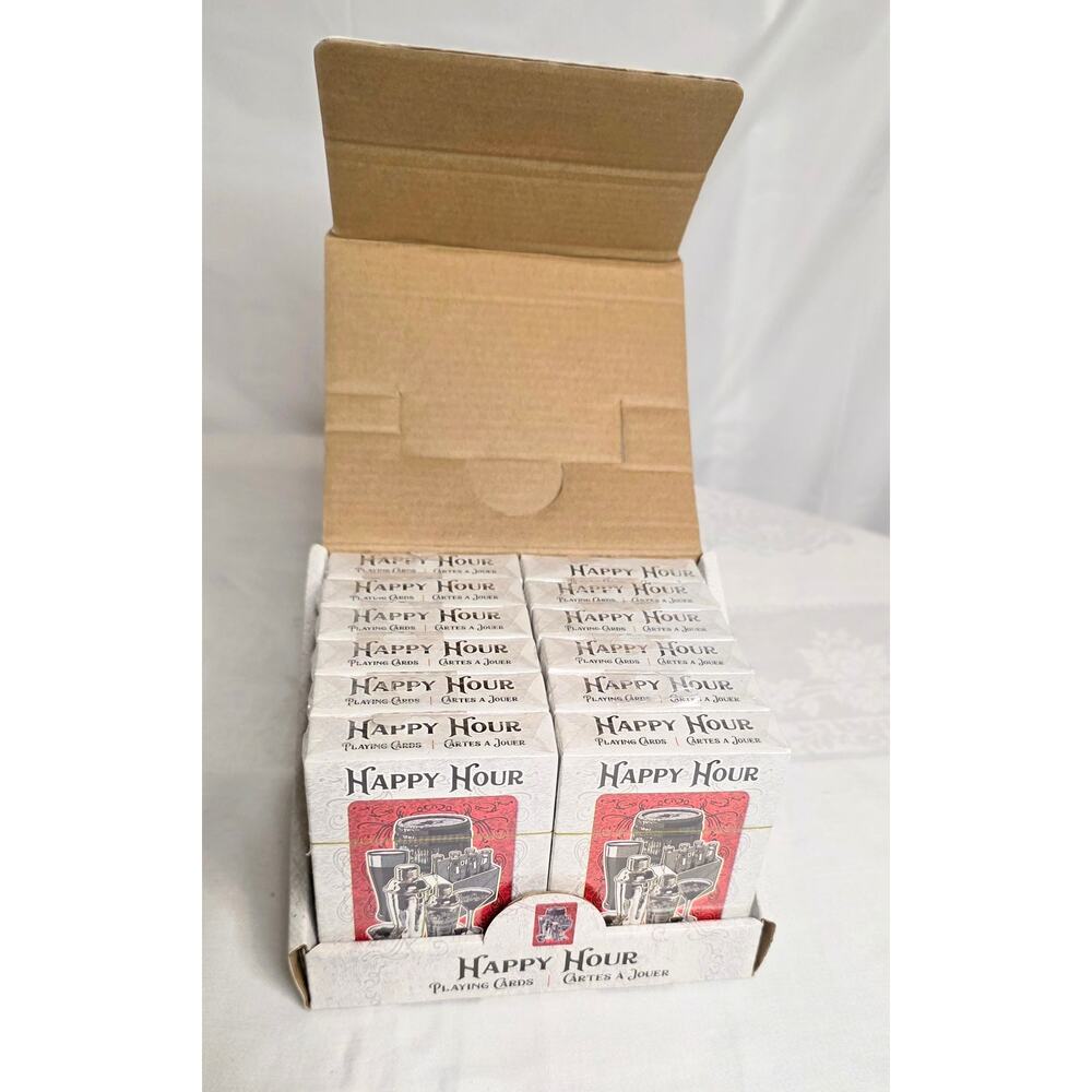 Case of 12 Rivers Edge Happy Hour High Quality Playing Cards Unopened Orig. Box